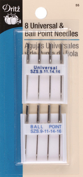 Universal & Ball Point Machine Needles-Sizes 9/11/