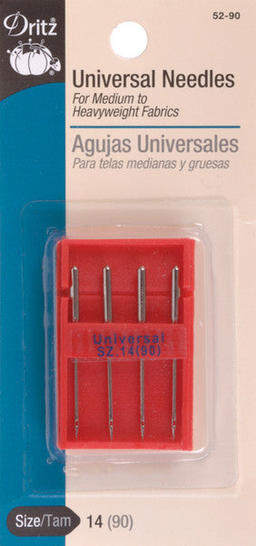 Universal Point Machine Needles-Size 14/90 4/Pkg