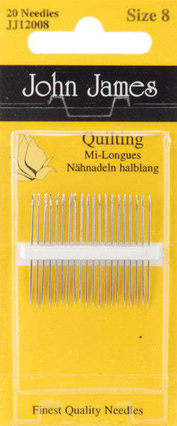 Quilting/Betweens Hand Needles-Size 8 20/Pkg