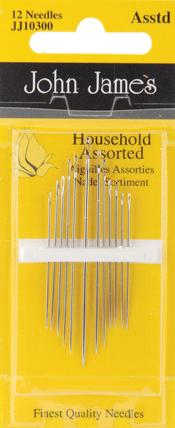 Household Hand Needles-Assorted 12/Pkg