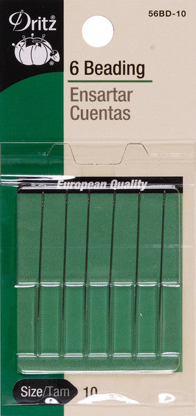 Short Beading Hand Needles-Size 10 6/Pkg