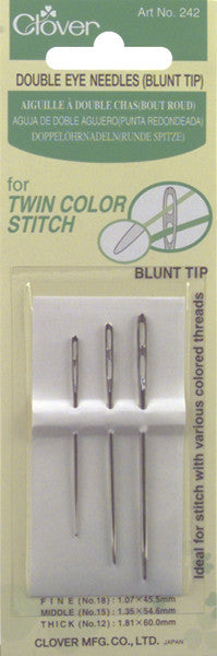 Double Eye Blunt Tip Needles-Size 12/15/18 1 Each