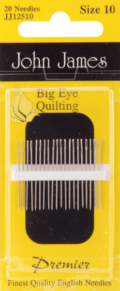 Big Eye Quilting Hand Needles-Size 10 20/Pkg