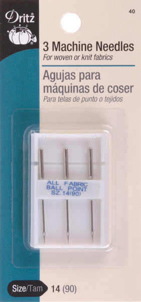 All Fabric Machine Needles-Size 14 3/Pkg