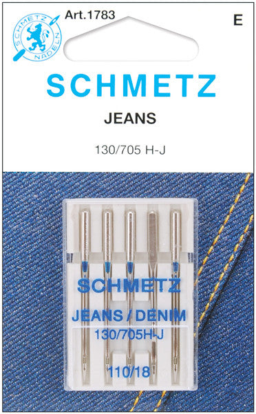 Jean & Denim Machine Needles-Size 18/110 5/Pkg