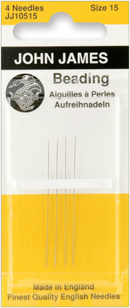 Beading Hand Needles-Size 15 4/Pkg