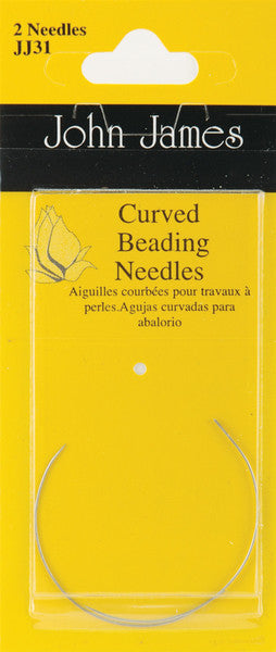 Curved Beading Needles-2/Pkg