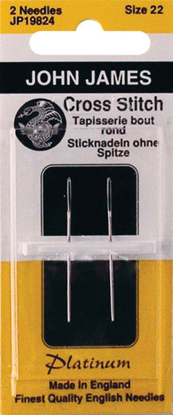 Platinum Tapestry Hand Needles-Size 22 2/Pkg