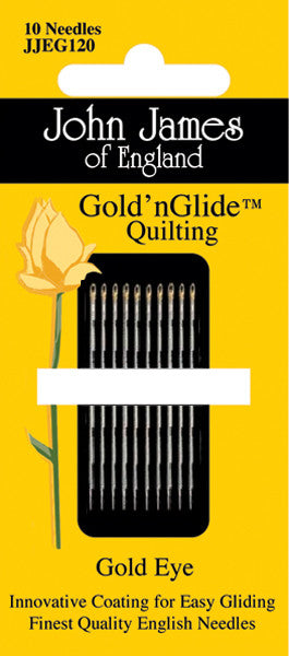 Gold'n Glide Quilting Needles -Size 9 10/Pkg