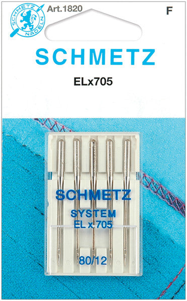 ELX705 Serger Needles -Size 12/80 5/Pkg