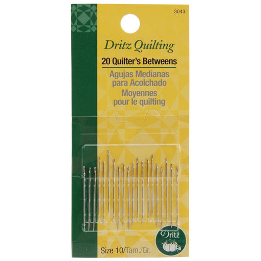 Dritz Quilting Quilter's Betweens Needles-Size 10