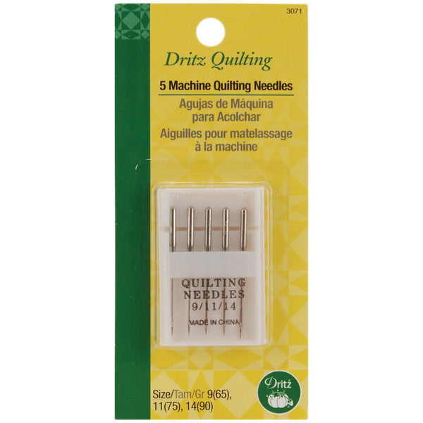 Dritz Quilting Machine Quilting Needles -Sizes 9/1