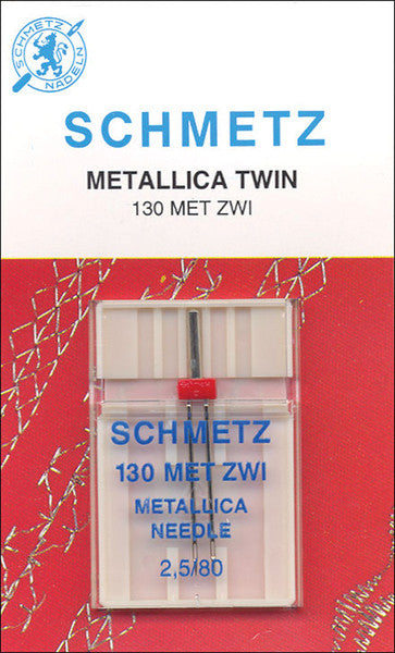 Double Metallic Machine Needle -Size 2.5/80 1/Pkg