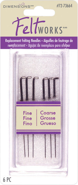 Feltworks Replacement Felting Needles -6/Pkg