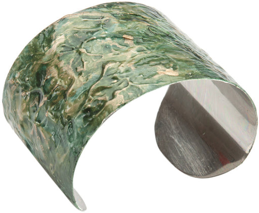 Stainless Steel Cuff Bracelet-Olive