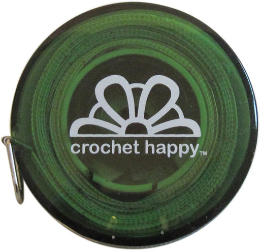 Crochet Happy Tape Measure-Green