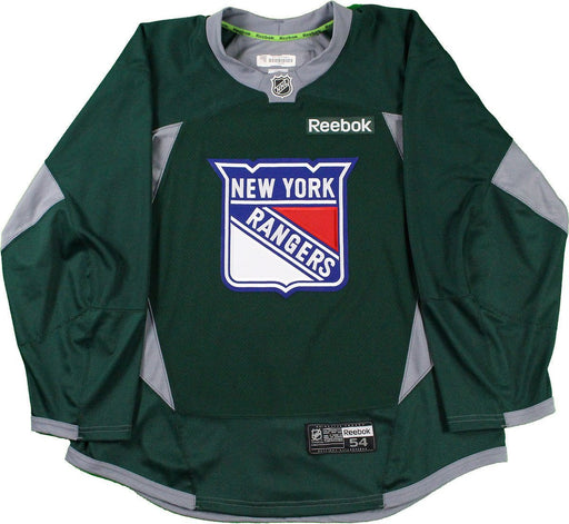 New York Rangers 2015-2016 Season Green Practice Jersey Size 56