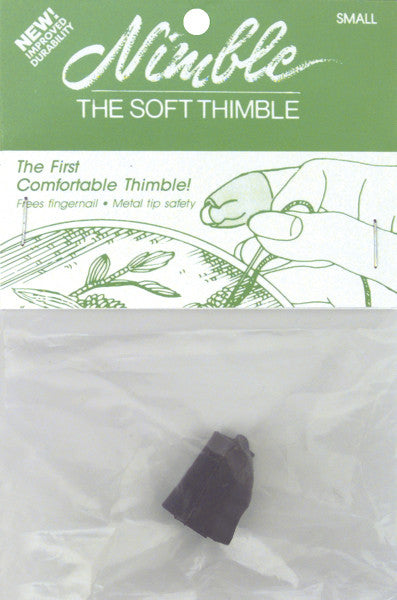 Leather Nimble Thimble With Metal Tip-Small