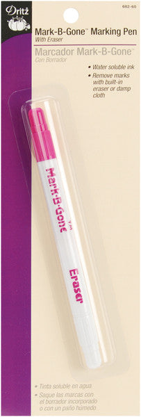 Mark-B-Gone Marking Pen With Eraser-Pink