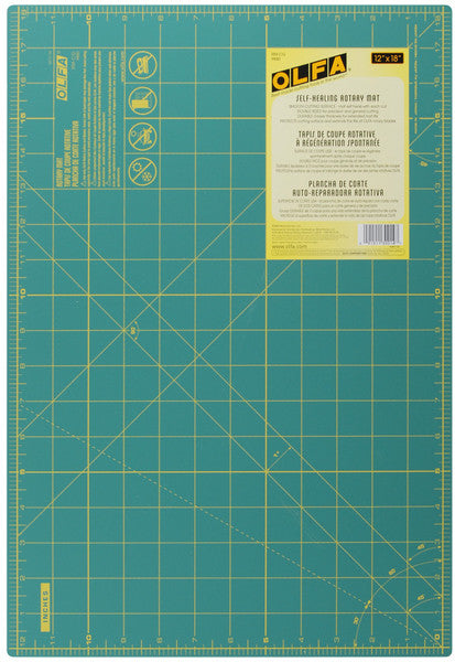 Olfa Gridded Cutting Mat-12"X18"