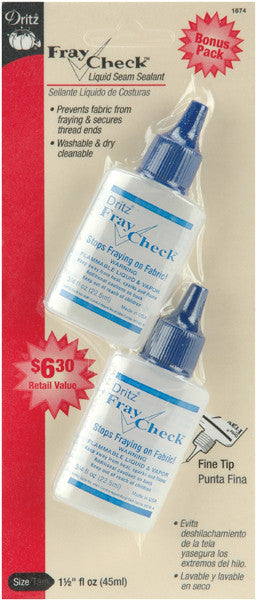 Fray Check-.75 Ounce 2/Pkg