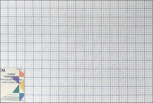 Gridded Plastic Template-12"X18"