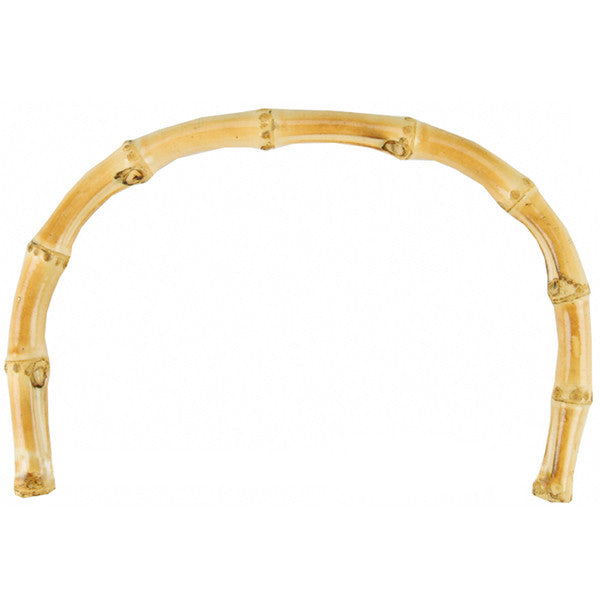 Bamboo Bag Handle 8" Half Round-Natural