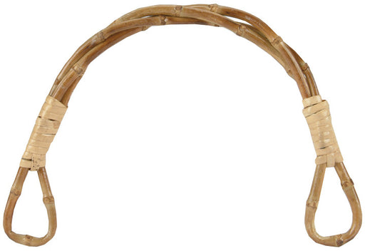 Twisted Bamboo Bag Handle 5-1/2" Half Round-Natura