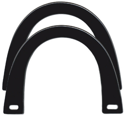 Plastic Handles 5-3/4"X4-1/2" U-Shaped-Black 2/Pkg