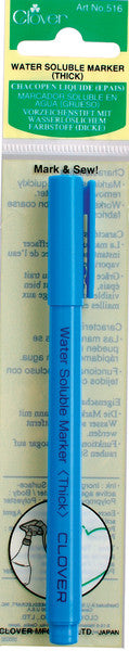 Water Soluble Marker Thick Point-Blue