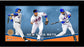 New York Mets Players Composition Graphic 10x20 Framed Collage w/ Game Used Dirt from Citi Field