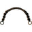 Roped Purse Handle 12"-Dark Brown