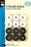 Plastic Class 15 Bobbins-Black & White 12/Pkg