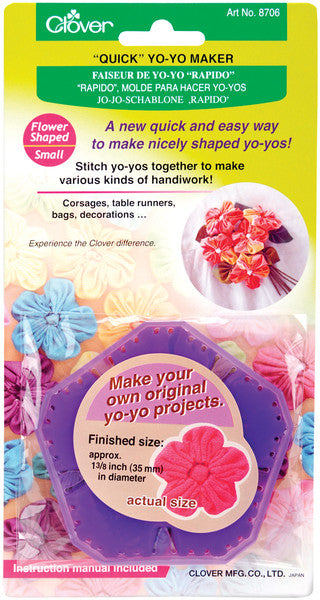 Quick Yo Yo Maker-Flower 1-3/8"