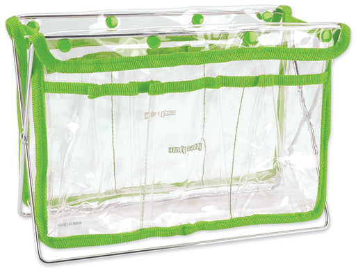 Handy Caddy 8"X11"X5"-Clear W/Lime Trim