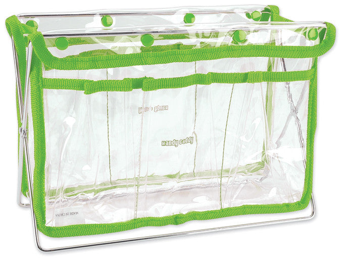 Handy Caddy 8"X11"X5"-Clear W/Lime Trim