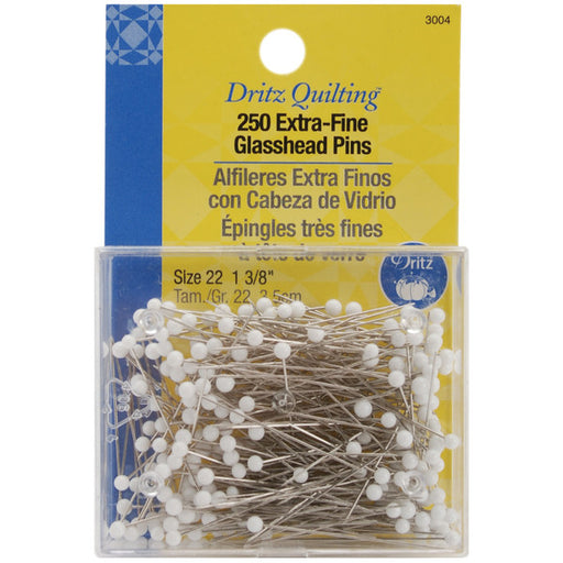 Dritz Quilting Extra Fine Glass Head Pins-1-3/8" 2