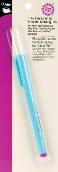 Fine Line Air Erasable Marking Pen-Purple