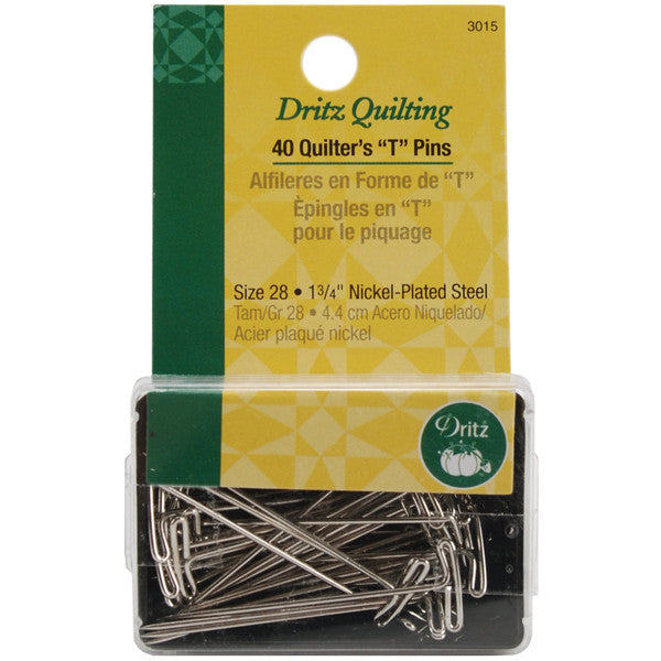 Dritz Quilting Quilter's "T" Pins-1-3/4" 40/Pkg