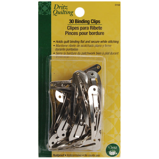 Dritz Quilting Binding Clips-30/Pkg