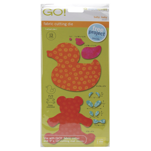 GO! Fabric Cutting Dies-Baby, Baby