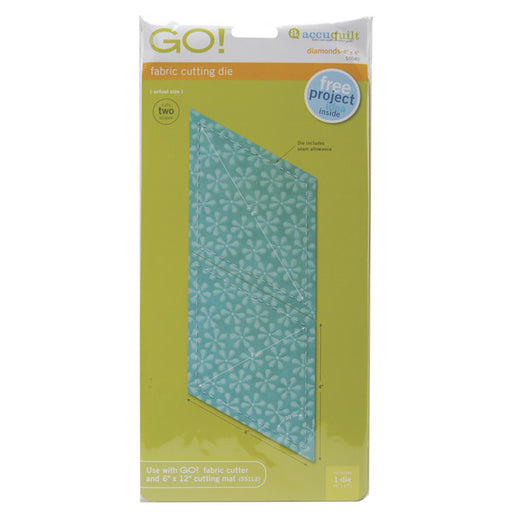 GO! Fabric Cutting Dies-Diamonds 4"X4"