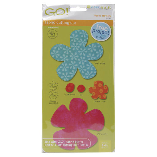 GO! Fabric Cutting Dies-Funky Flower