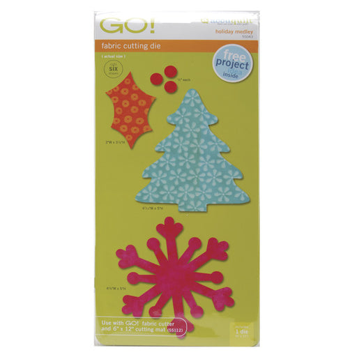 GO! Fabric Cutting Dies-Holiday Medley