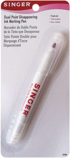 Dual Point Disappearing Ink Marking Pen-Purple