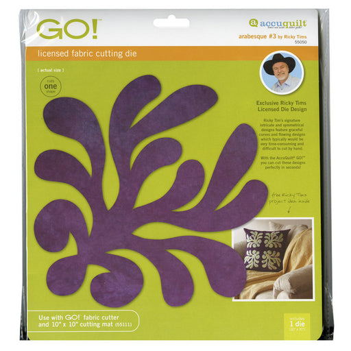 GO! Fabric Cutting Dies-Ricky Tims Arabesque #3