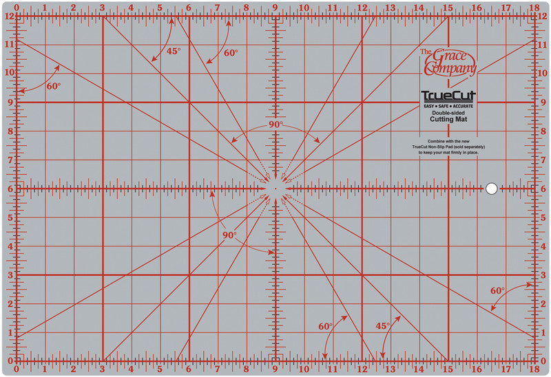 TrueCut Double Sided Rotary Cutting Mat-12"X18"