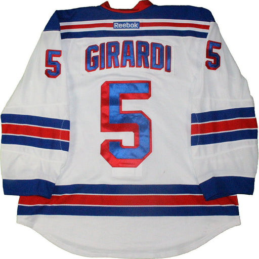 Dan Girardi "A" New York Rangers 2015-2016 Season Game Used #5 Playoffs Round 1 White Jersey  (Size 58)