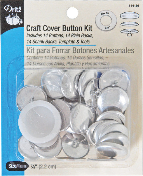 Craft Cover Button Kits, Size 36