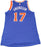 Lou Amundson Jersey - NY Knicks 2015-16 Game Used #17 Blue Jersey (11/10/2015 vs. Toronto Raptors) (2XL) (NKN03985)